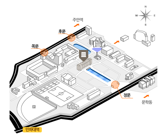 박물관 위치 사진